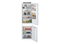 Siemens iQ300 KI86NVSE0 - Køleskab/fryser - bund-fryser - til indbygning - niche - bredde: 56 cm - dybde: 55 cm - højde: 177.5 cm - 260 liter - Klass