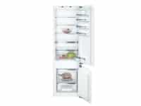 Bosch Serie | 6 KIS87AFE0 - Køleskab/fryser - bund-fryser - til indbygning - niche - bredde: 56 cm - dybde: 55 cm - højde: 177.5 cm - 272 liter - Klasse E - Fladhængsel